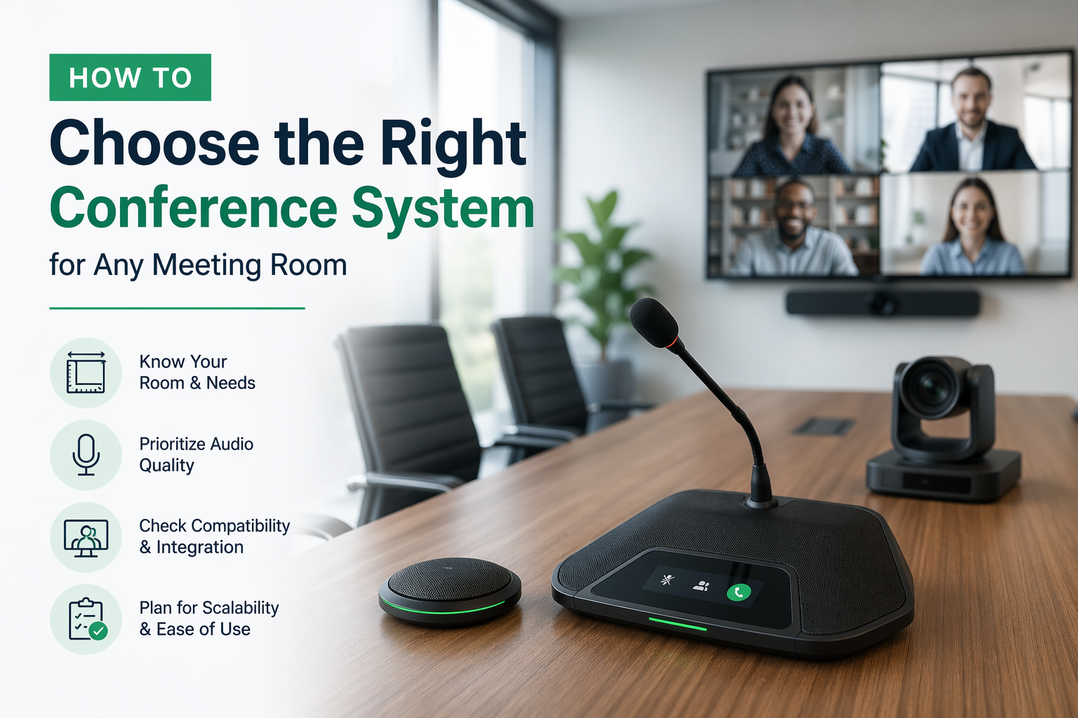 How to Choose the Right Conference System for Any Meeting Room